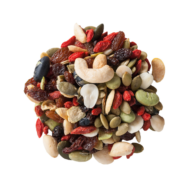 Mixed Raw Nuts and Dried Fruits